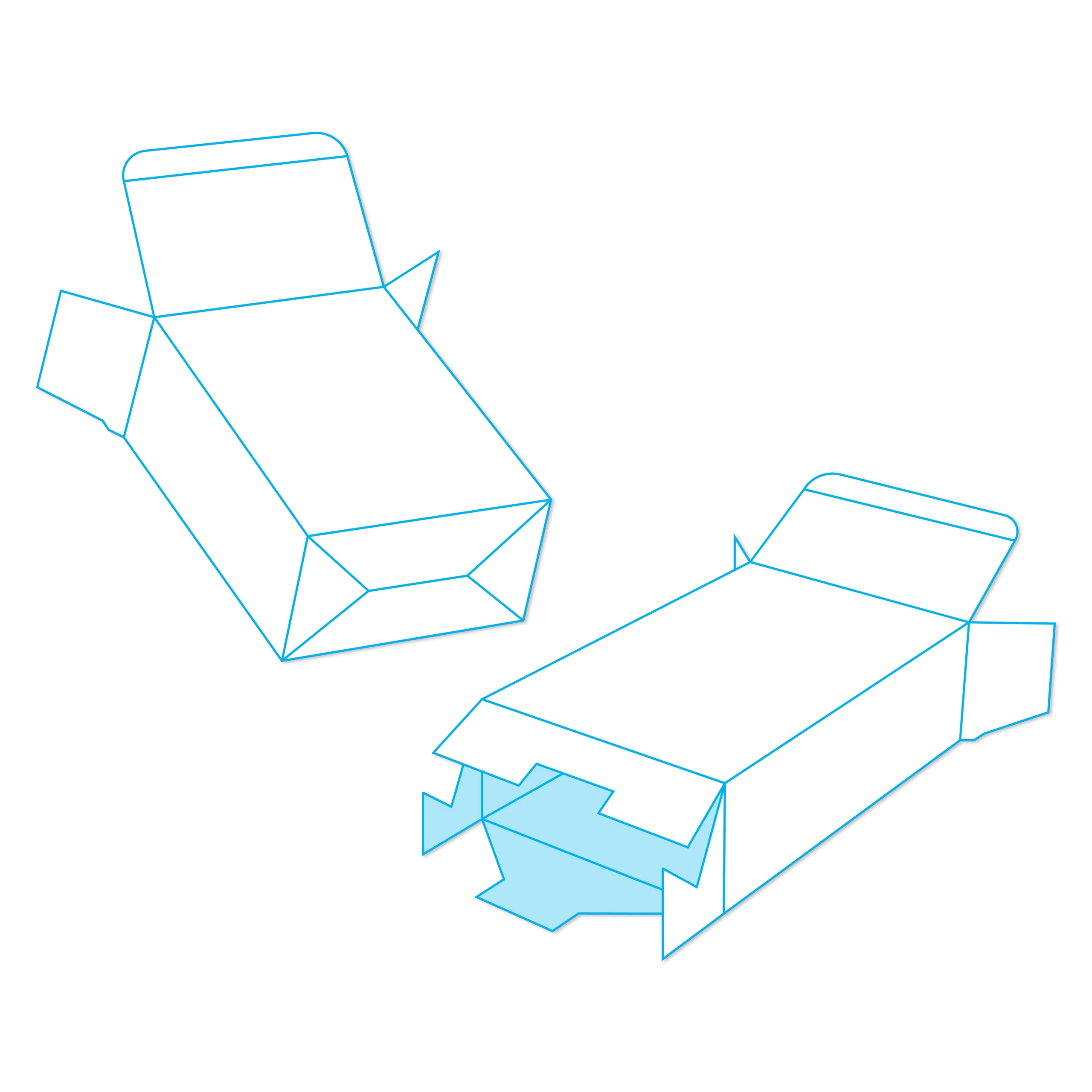 tuck top snap lock bottom box